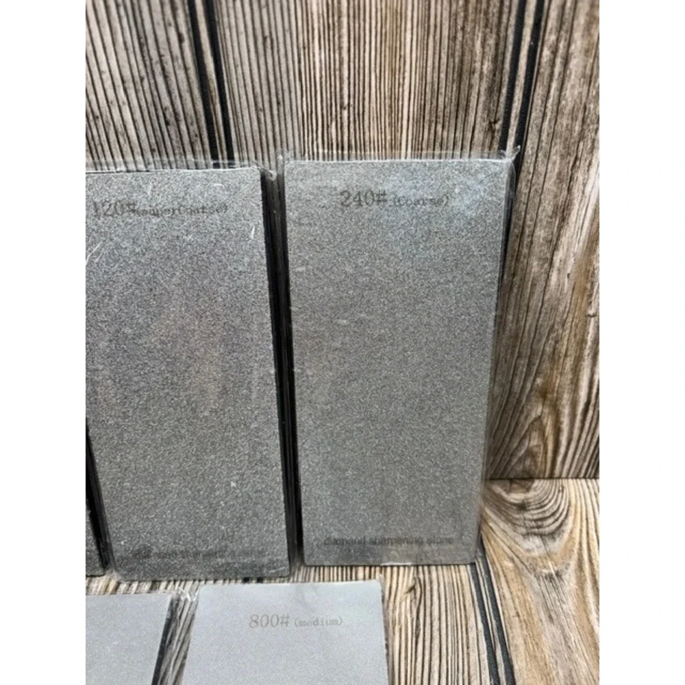 5 Pcs Diamond Sharpening Stone Set Lapping Plate